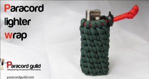 how to make a paracord lighter wrap
