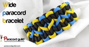 how to make a wide paracord bracelet