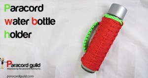 paracord water bottle holder