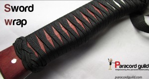 paracord sword wrap