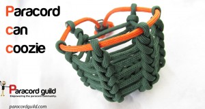 paracord can coozie