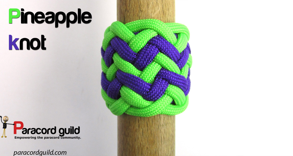 Pineapple knot- 12 lead 12 bight - Paracord guild