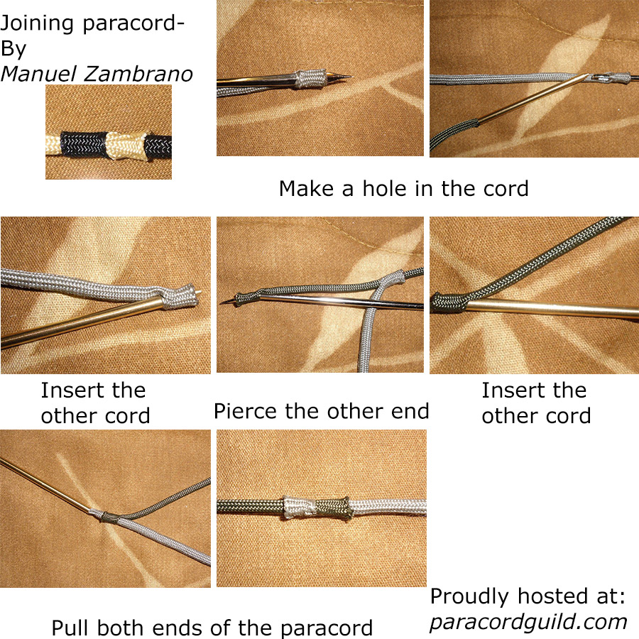 how to join paracord manny method