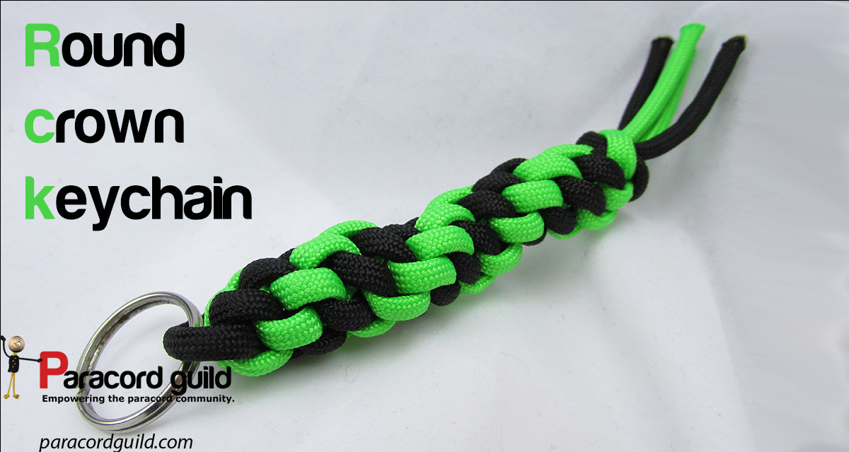 How to make a round crown keychain - Paracord guild
