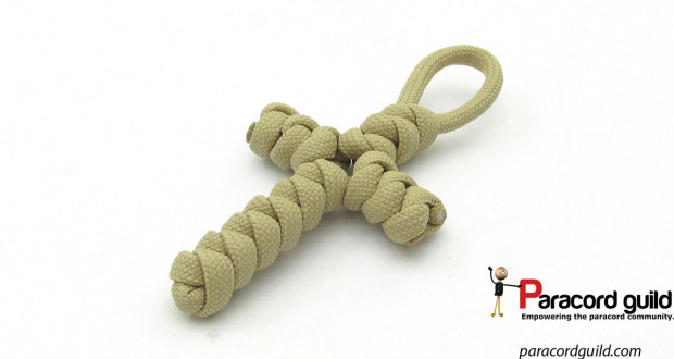 snake knot paracord cross