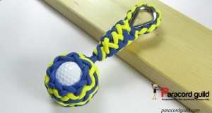 golf ball paracord key fob